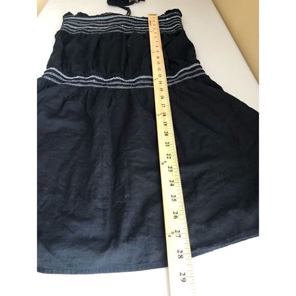Old Navy Strapless Cotton Black Dress size M - Picture 8 of 11